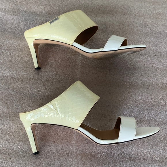 Calvin Klein Women's Cream and White Mules - Picture 1 of 6